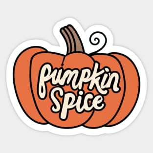 Pumpkin Spice Sticker